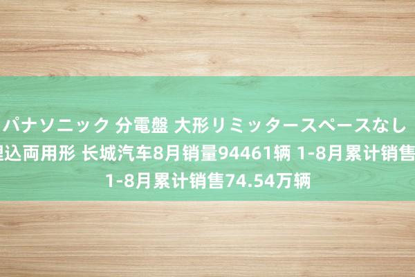 パナソニック 分電盤 大形リミッタースペースなし 露出・半埋込両用形 长城汽车8月销量94461辆 1-8月累计销售74.54万辆